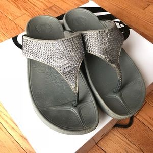 FitFlop silver sandal